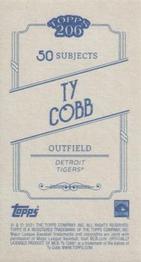 2021 Topps 206 #NNO Ty Cobb Back