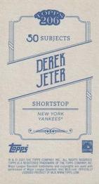 2021 Topps 206 #NNO Derek Jeter Back