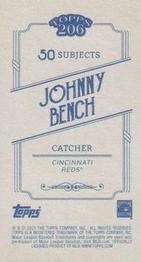 2021 Topps 206 #NNO Johnny Bench Back