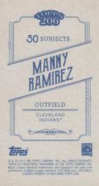 2021 Topps 206 #NNO Manny Ramirez Back