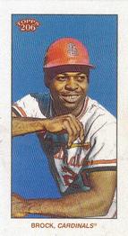 2021 Topps 206 #NNO Lou Brock Front