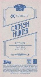 2021 Topps 206 #NNO Catfish Hunter Back