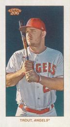 2021 Topps 206 - Missing Black Plate (Wave 1 Exclusive) #NNO Mike Trout Front