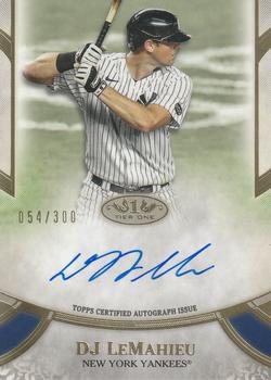 2021 Topps Tier One - Prime Performers Autographs #PPA-DL DJ LeMahieu Front