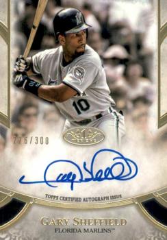 2021 Topps Tier One - Prime Performers Autographs #PPA-GSH Gary Sheffield Front