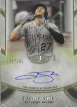 2021 Topps Tier One - Prime Performers Autographs #PPA-TS Trevor Story Front
