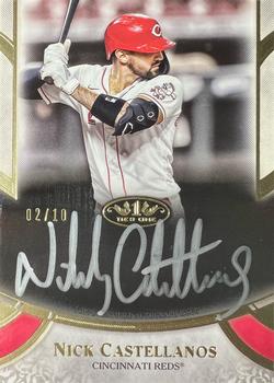 2021 Topps Tier One - Prime Performers Autographs Silver Ink #PPA-NCA Nick Castellanos Front