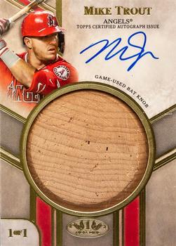 2021 Topps Tier One - Tier One Autographed Bat Knobs #BKA-MT Mike Trout Front