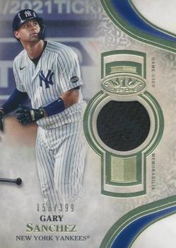 2021 Topps Tier One - Tier One Relics #T1R-GSA Gary Sanchez Front