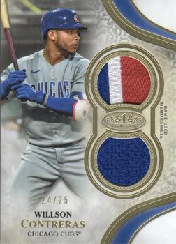 2021 Topps Tier One - Tier One Relics Dual Patch #T1R2-WC Willson Contreras Front