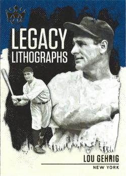 2021 Panini Diamond Kings - Legacy Lithographs #LL-1 Lou Gehrig Front