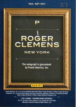 2021 Panini Diamond Kings - Signature Portraits #SP-RC Roger Clemens Back