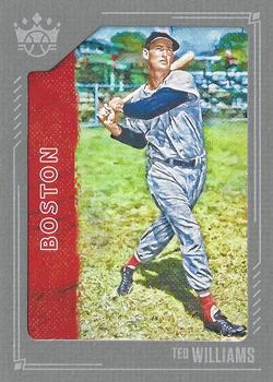 2021 Panini Diamond Kings - Framed Gray #13 Ted Williams Front