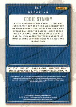 2021 Panini Diamond Kings - Framed Red #2 Eddie Stanky Back