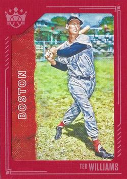 2021 Panini Diamond Kings - Framed Red #13 Ted Williams Front