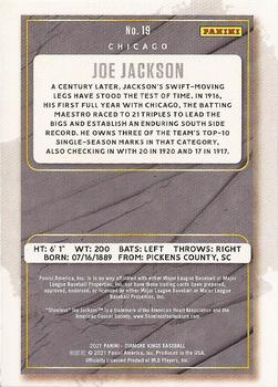 2021 Panini Diamond Kings - Framed Red #19 Joe Jackson Back