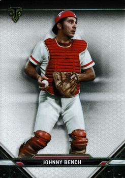2021 Topps Triple Threads #5 Johnny Bench Front