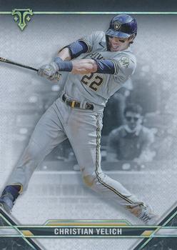 2021 Topps Triple Threads #15 Christian Yelich Front