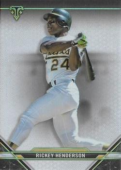 2021 Topps Triple Threads #58 Rickey Henderson Front