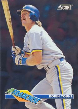 1993 Score - The Franchise #8 Robin Yount Front