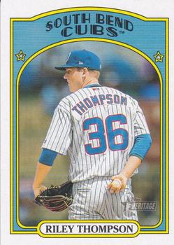 2021 Topps Heritage Minor League #12 Riley Thompson Front