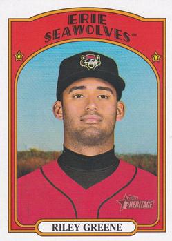 2021 Topps Heritage Minor League #28 Riley Greene Front