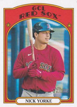 2021 Topps Heritage Minor League #163 Nick Yorke Front
