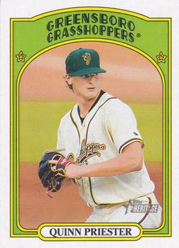 2021 Topps Heritage Minor League #167 Quinn Priester Front