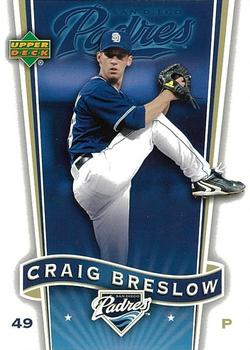 2005 Upper Deck San Diego Padres Team Set #12 Craig Breslow Front