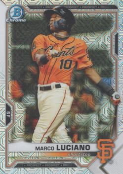 2021 Bowman - Chrome Prospects Mojo Refractor #BCP-8 Marco Luciano Front