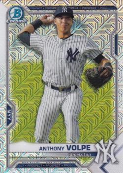 2021 Bowman - Chrome Prospects Mojo Refractor #BCP-85 Anthony Volpe Front