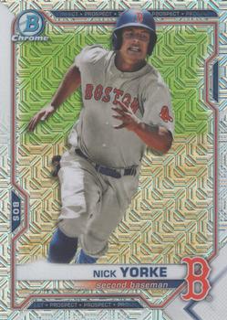 2021 Bowman - Chrome Prospects Mojo Refractor #BCP-114 Nick Yorke Front