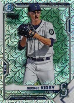 2021 Bowman - Chrome Prospects Mojo Refractor #BCP-117 George Kirby Front