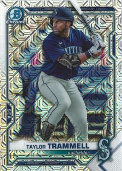 2021 Bowman - Chrome Prospects Mojo Refractor #BCP-132 Taylor Trammell Front