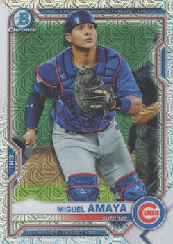 2021 Bowman - Chrome Prospects Mojo Refractor #BCP-148 Miguel Amaya Front