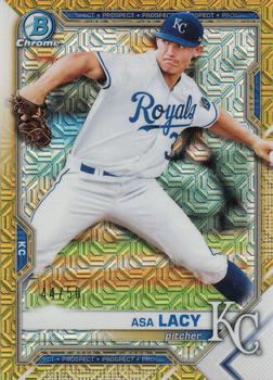 2021 Bowman - Chrome Prospects Mojo Refractor Gold #BCP-83 Asa Lacy Front