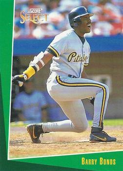 1993 Select #1 Barry Bonds Front