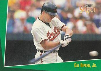 1993 Select #18 Cal Ripken, Jr. Front