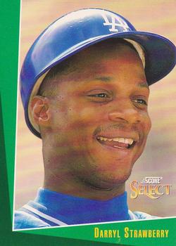 1993 Select #21 Darryl Strawberry Front