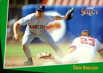 1993 Select #36 Chuck Knoblauch Front