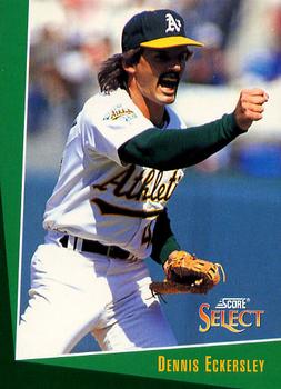1993 Select #38 Dennis Eckersley Front
