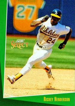 1993 Select #106 Rickey Henderson Front