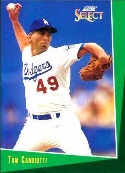 1993 Select #143 Tom Candiotti Front