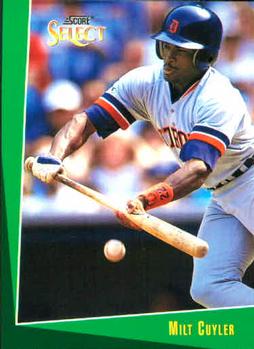 1993 Select #166 Milt Cuyler Front