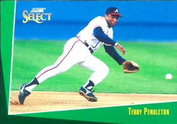 1993 Select #17 Terry Pendleton Front