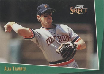 1993 Select #230 Alan Trammell Front