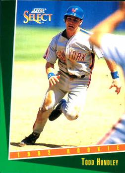 1993 Select #293 Todd Hundley Front