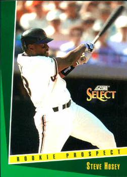 1993 Select #346 Steve Hosey Front