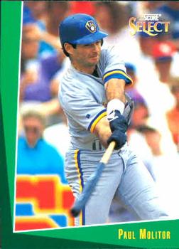 1993 Select #42 Paul Molitor Front
