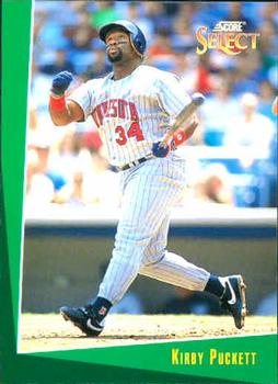 1993 Select #4 Kirby Puckett Front